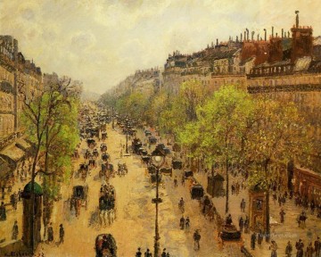 街並み Painting - モンマルトル大通り 1897年春 カミーユ・ピサロ パリジャン